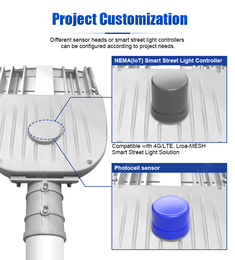 BOSUN Lighting high efficiency LED street light with IoT functions